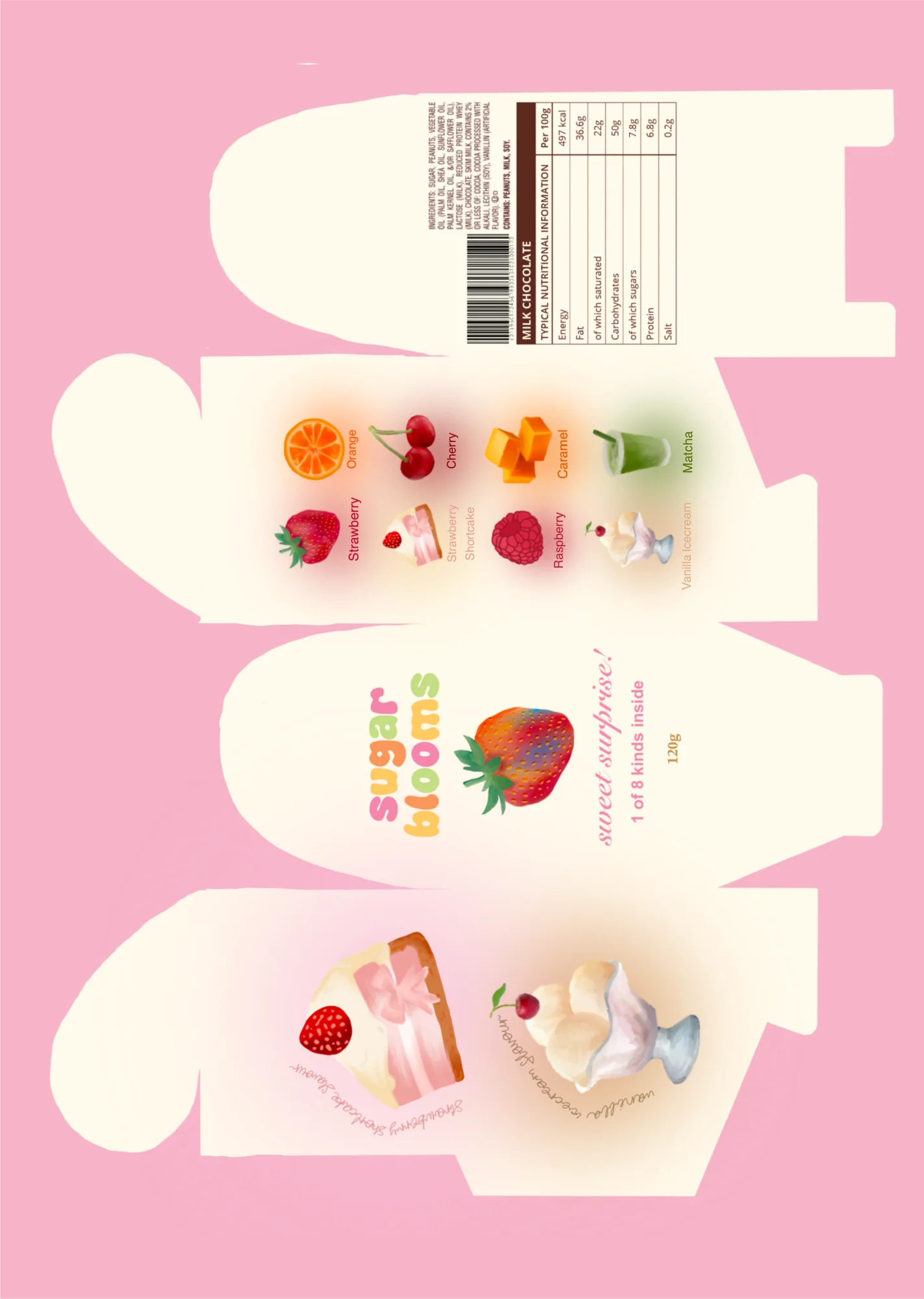 Sugar Blooms Dieline