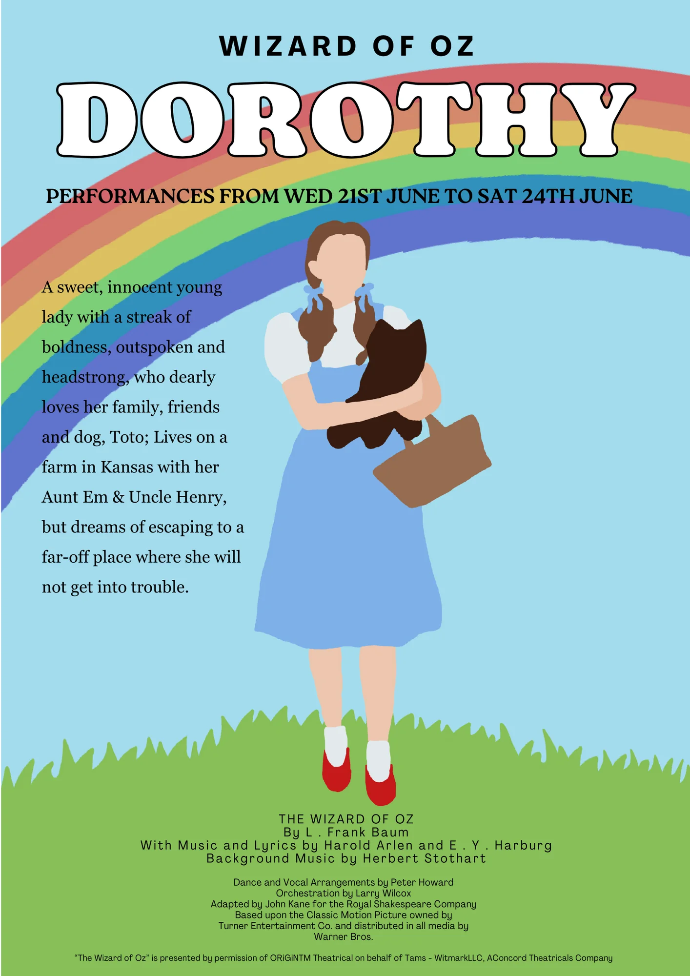 Dorothy Character Poster