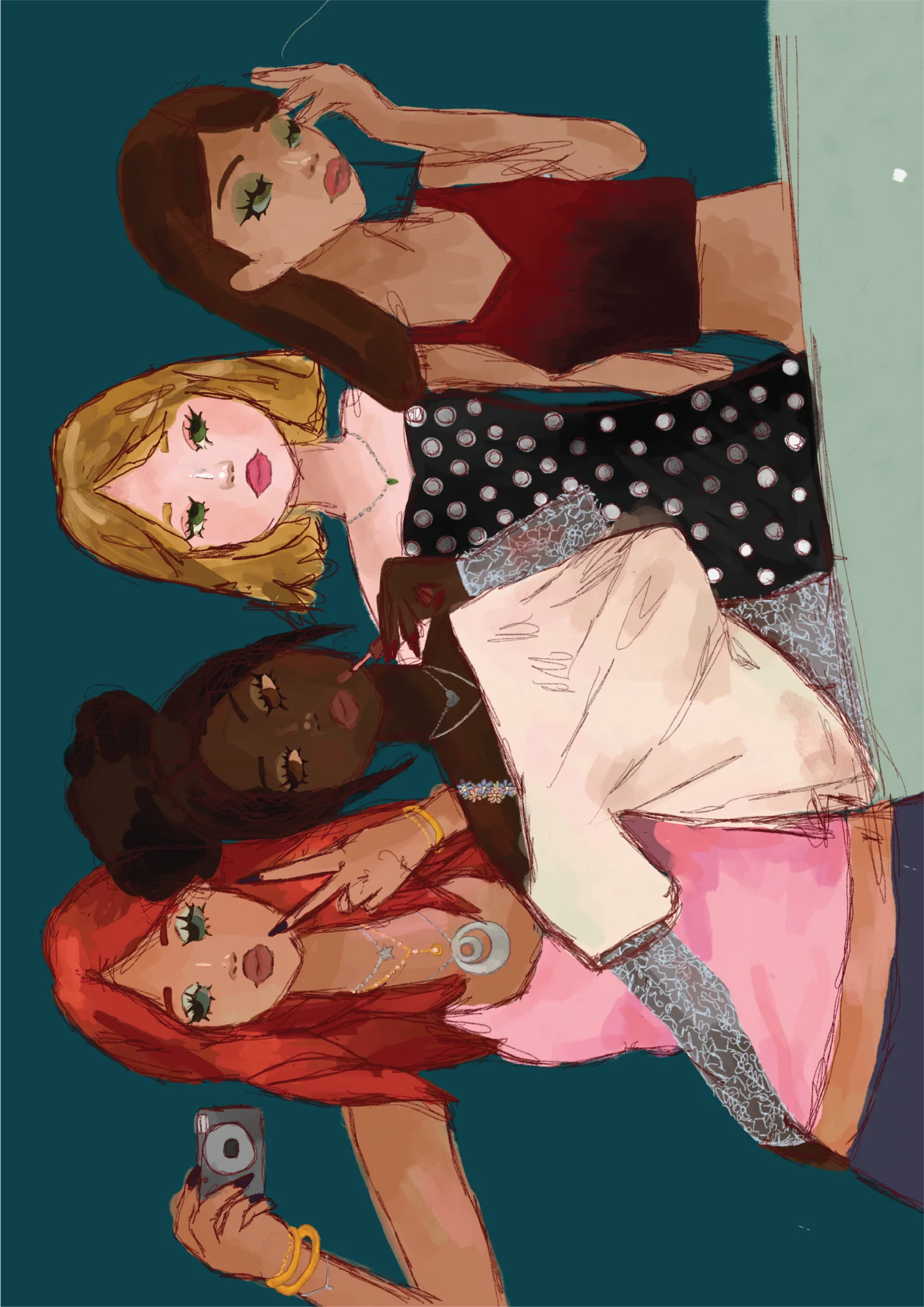 Getting Ready - Four Girls