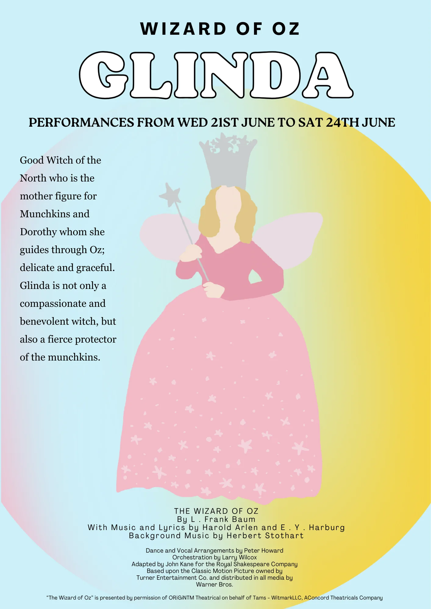 Glinda Character Poster