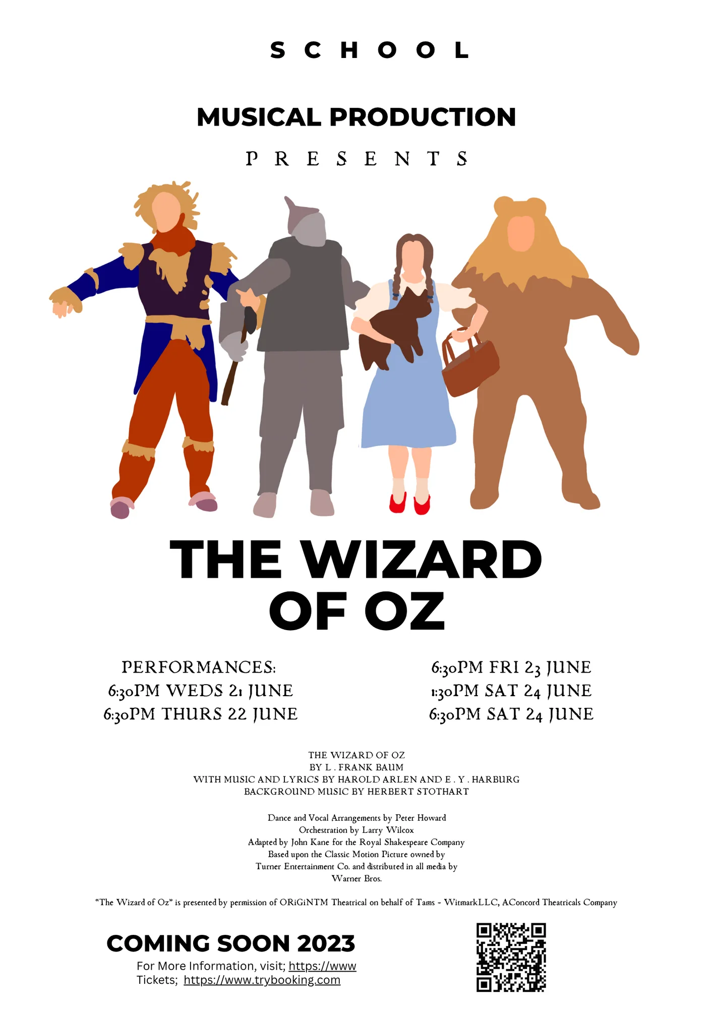 School Production Poster