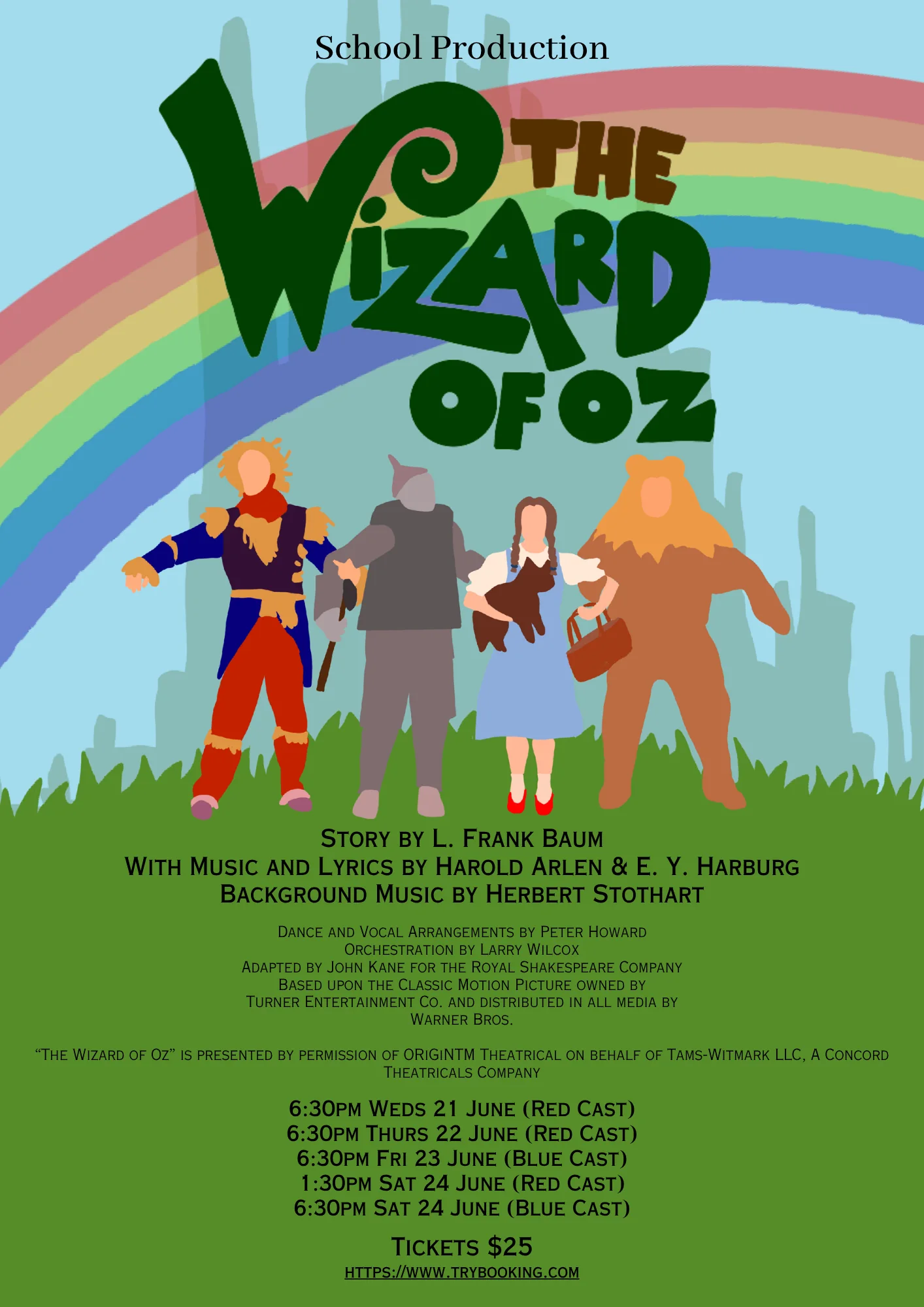 Rainbow Cast Poster