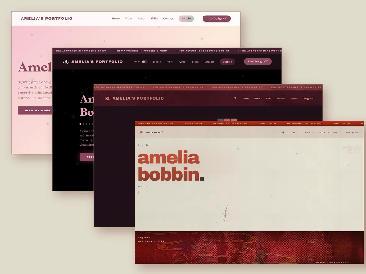 Website drafts cover
