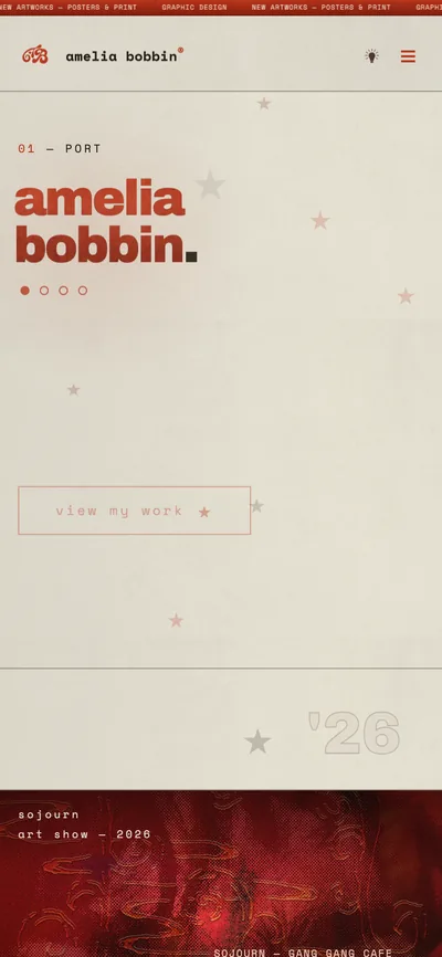 Current homepage on a phone