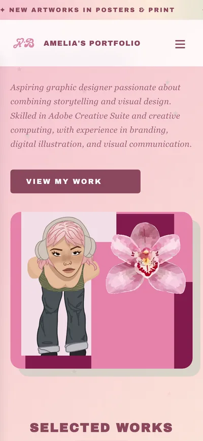 March 2026 homepage on a phone