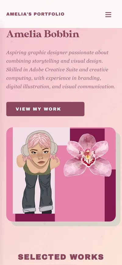 October 2025 homepage on a phone