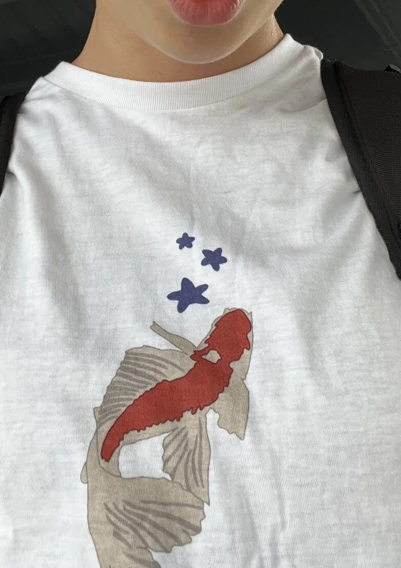 Koi Fish T-Shirt Physical Product