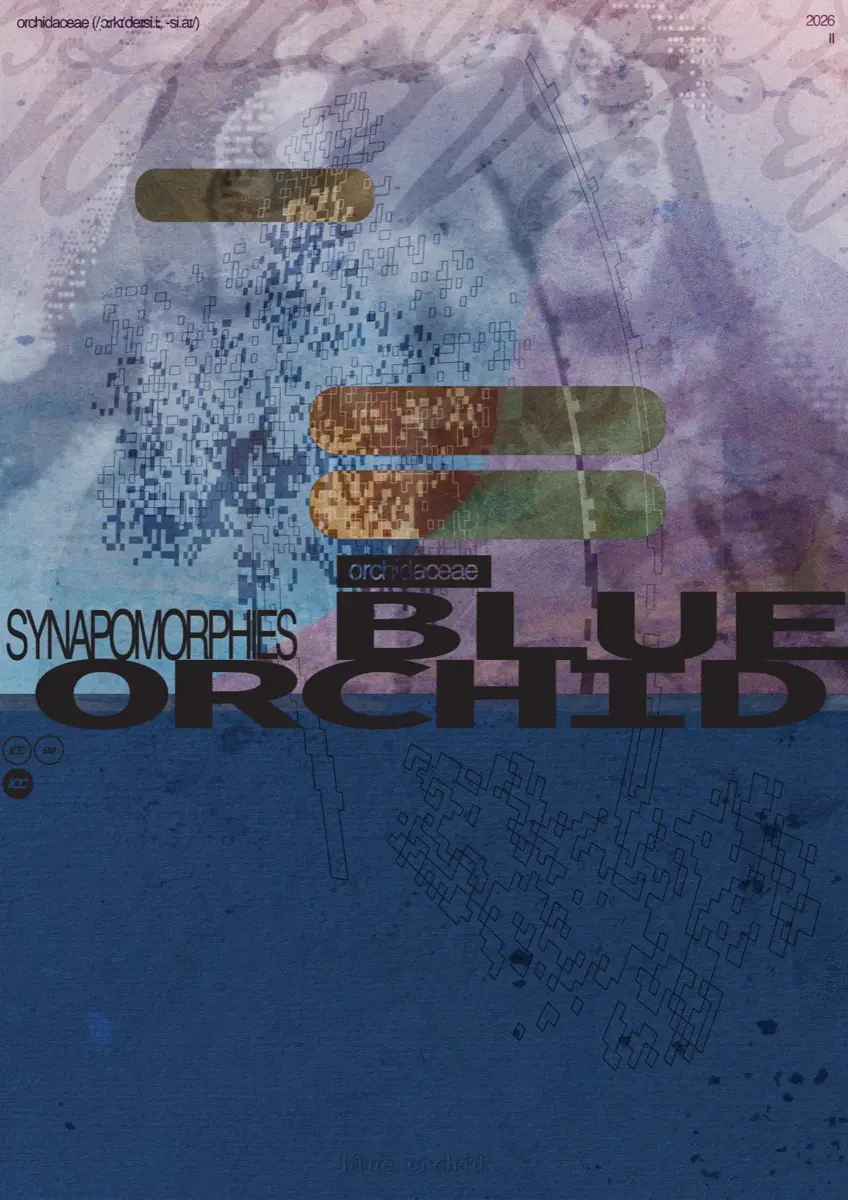 Blue Orchid poster, third version