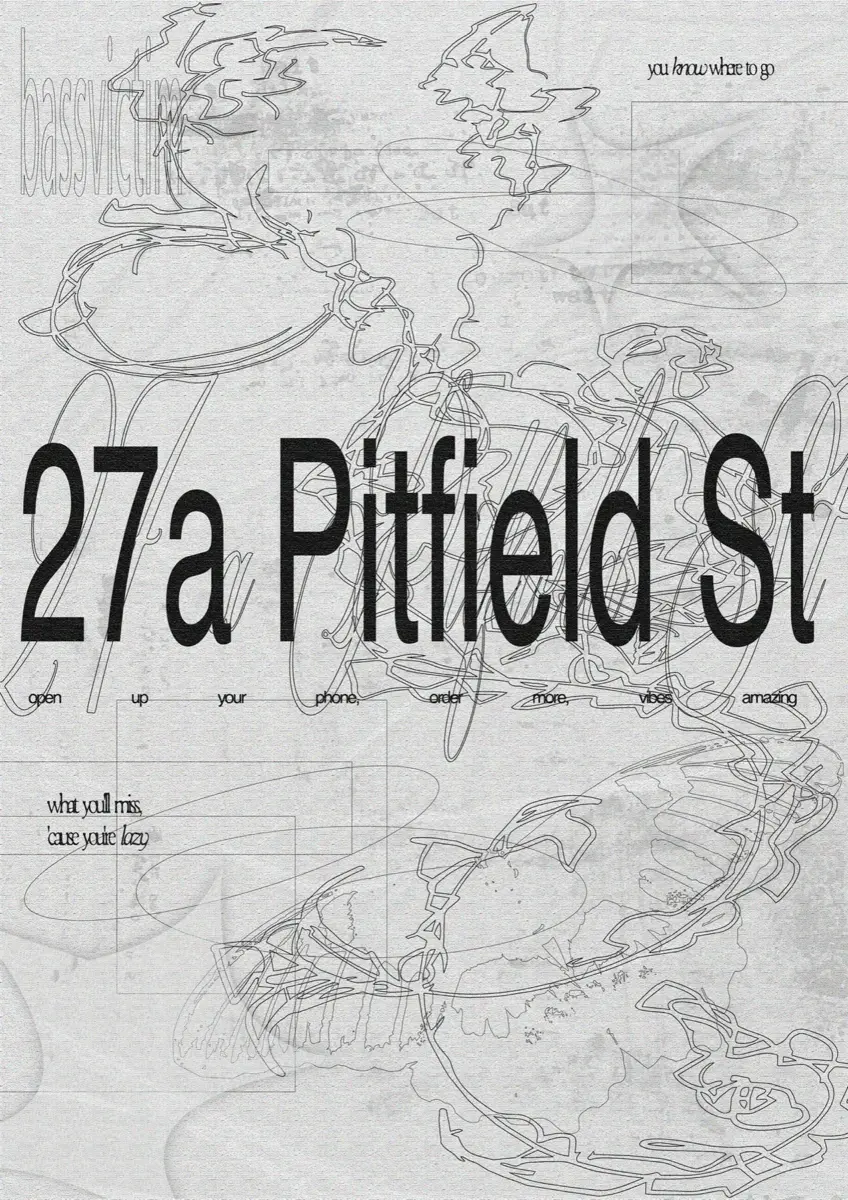 27a Pitfield St Poster