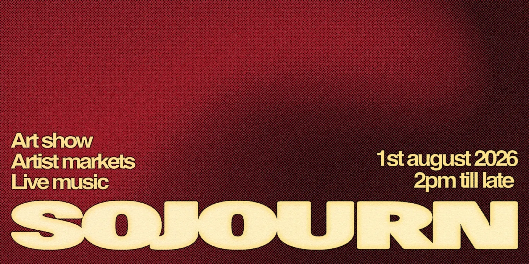Sojourn Humanitix event header