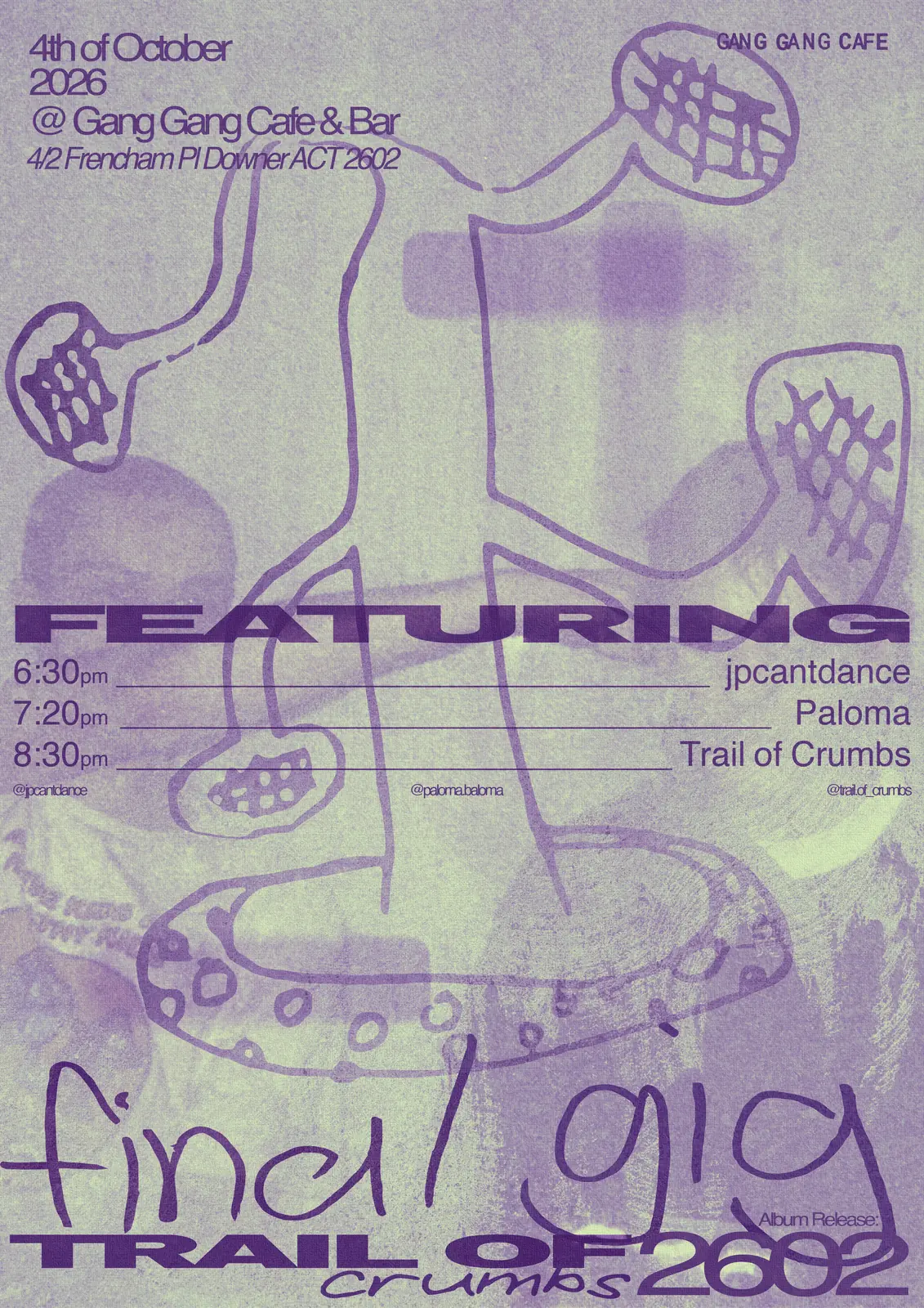 Trail of Crumbs final gig poster