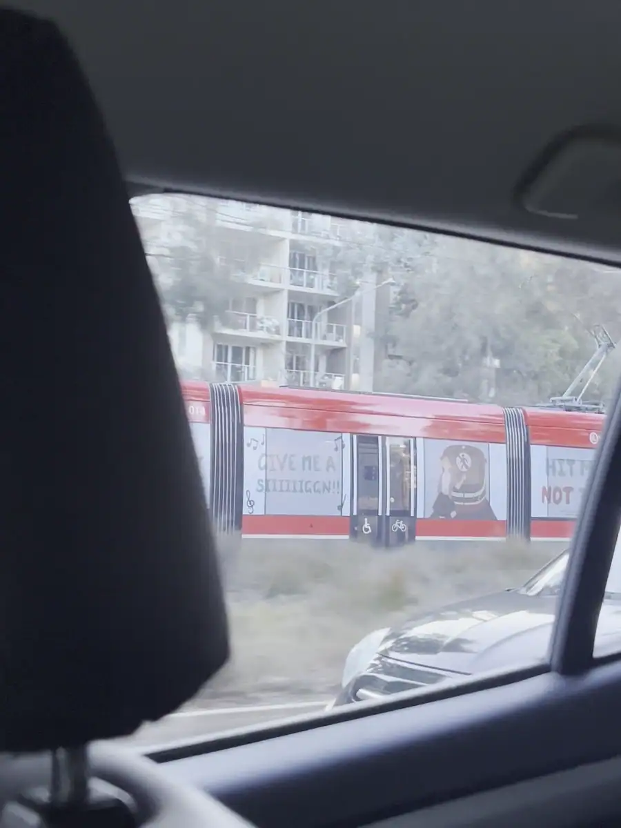 Light Rail with Campaign Designs